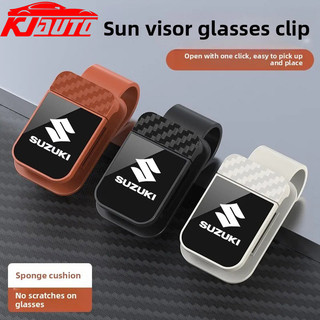 Kẹp lưu trữ kính ô tô Tấm che nắng Giá đỡ kính râm & Người sắp xếp hóa đơn cho Suzuki Swift XL7 vivara Jimny SX4 S-Cross Presso Ciaz ERTIGA Celerio Phụ kiện nội thất
