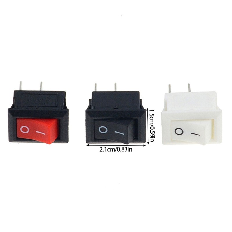 POP 15 Chiếc Công Tắc Chuyển Đổi Mạnh 2 Pin 2 Vị Trí Thuyền Thiết Kế Công Tắc Nguồn Rocker