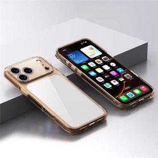 [JLK] Ốp điện thoại chống sốc trong suốt sang trọng cho iPhone 17Air 17 17Pro 17Pro Max Clear Hybrid TPU + PC Ốp điện thoại cứng bảo vệ