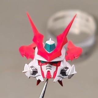 [Sửa chữa] RS Model Red Dragon Heresy Head Sửa đổi thành mb Heresy Head Khắc Phong cách Phụ kiện Gói áo giáp vai rồng đỏ