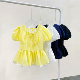 SET Bộ Bigsize Nữ Áo Babydoll Vạt Xòe Dễ Thương Kèm Quần Suông Mặc Đi Chơi Đi Làm A304-Q558