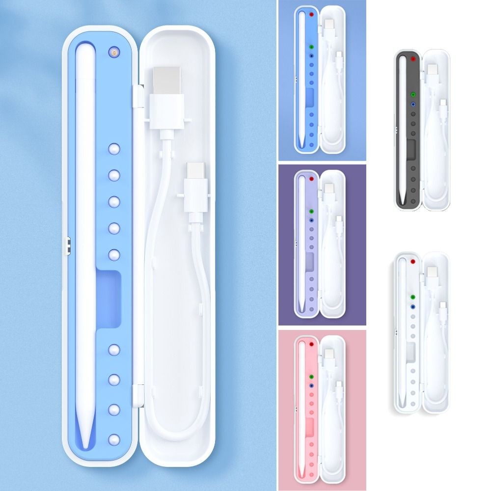 Hộp đựng bút cảm ứng máy tính bảng bảo vệ ABS, Hộp đựng bút cảm ứng PP chống sốc di động 10 khe cắm bút Stylus cho văn phòng thế hệ 1 / 2 / 3