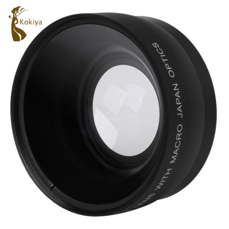 Kokiya 52mm 0,45x Ống kính góc rộng cho D7100 D5200 D3300 D600 D700 18-55mm Máy ảnh kỹ thuật số đa năng
