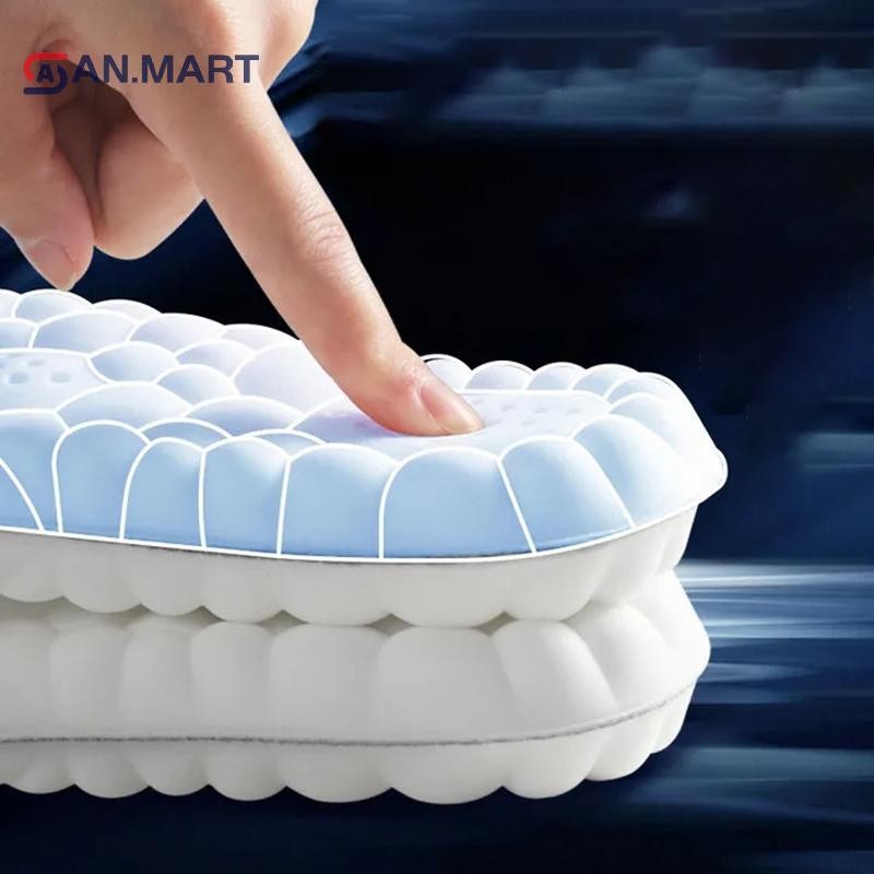 Bigdealssuper Độ đàn hồi cao Đế thể thao cao su Miếng đệm giày mềm Hỗ trợ vòm Đế chỉnh hình Khử mùi thoáng khí Đệm hấp thụ sốc siêu