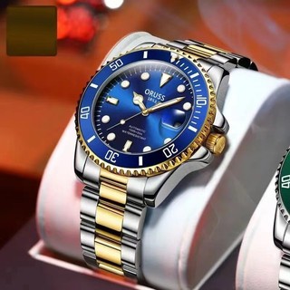 Đồng Hồ Nam Thời Trang ORUSS Dây Titan Không Gỉ Mạ Vàng Sang Trọng, Mặt Kính Cường Lực, Máy Quartz Cao Cấp - DH92