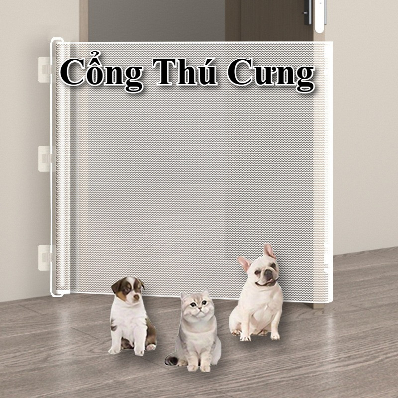 Cổng An Toàn Trẻ Em, Lưới Thở 3D, Tiện Lợi Thiết Kế Thu Gọn, Cầu Thang Cổng Chia Phòng, Cho Cầu Thang/Cửa