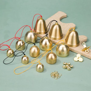 Hợp Kim Giáng Sinh Chuông Gió Chuông Trung Quốc Nút Thắt Mặt Dây Chuyền Cửa Treo Móc Khóa Phụ Kiện diy Handmade Chất Liệu Trang Trí Mặt Dây Chuyền Phụ Kiện