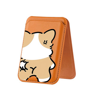 Cặp Đôi Puppy Họa Tiết Ví Cho iPhone 17 17pro 17promax 16 15 14 13 12 pro Max 16Plus Thẻ Giá Đỡ Điện Thoại Cho Ốp Lưng Túi Bao