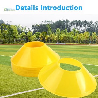 [Dream] 10 Bộ Nón Thiết Bị Huấn Luyện Bóng Đá Cho Kid Pro Đĩa Nón Nhanh nhẹn Tập Thể Dục Trở ngại Tránh Phụ Kiện Huấn Luyện Thể Thao mới
