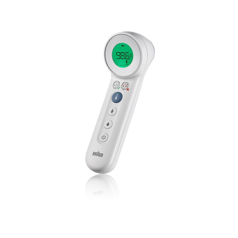 [QUÀ TẶNG KHÔNG BÁN] Nhiệt kế hồng ngoại đo trán Braun BNT400WE chuyên biệt cho từng độ tuổi