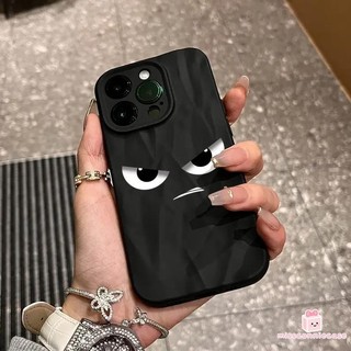 Ốp Lưng Cho IPhone 16 11 14 17 12 13 15 Pro Max 7Plus X XR XS Max 16 15 7 6 14 6s Plus SE Đơn Giản Ngộ nghĩnh Tức Giận Biểu Hiện Sang Trọng Nếp Nhăn Không Đều Matte Soft Cover