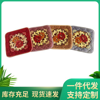 ⚡Đệm Ghế Bằng Gỗ Đệm Mùa Đông Chống Trơn Trượt 40 * 40 Dày Sang Trọng Đệm Văn Phòng Hỗ Trợ Tùy Chỉnh 4W5W