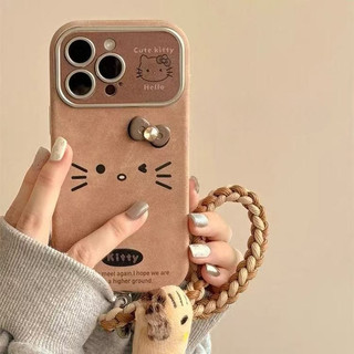 Mèo Bướm Nâu KT Cho iphone17 16promax 15promax 12 / 13 / 14 / 15 / 16 17pro iphone11promax Vỏ TPU iphone mới chống bụi