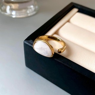 Mới dầu hình bầu dục mở nhẫn nữ ánh sáng sang trọng thời trang tất cả các ngón trỏ nhẫn cá tính cao cấp cảm giác khí nhẫn nữ