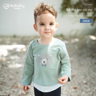 Bubaby BCT110109 Bộ dài tay cài vai   🔅 T9.2