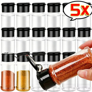 1 / 3 / 5 Cái Nhà Bếp 75ml Lọ Gia Vị PET - Chai Bảo Quản Gia Vị Trong Suốt Bền Đẹp