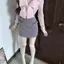 Sweet Royal Sửa Chữa Đôi Nơ Hai Màu Thiết Kế Đẹp Ngọt Ngào Mùa Xuân Thu Thời Trang Phong Cách Mới Áo Sơ Mi Dài Tay Top