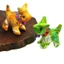 Phong Cách Dân Tộc Handmade Vải Móc Khóa Túi Đồ Trang Trí Hoa Thái Vải Dễ Thương Chó Con Mặt Dây Chuyền