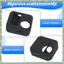 Vỏ bảo vệ silicon cho máy ảnh thể thao MAX 360 Bộ phận ống kính vòm bảo vệ chuyên nghiệp (Đen)