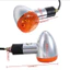 Xe Máy Retro Hoàng Tử Sửa Đổi Tín Hiệu CG125GN125 Viên Đạn Bật Harley Sửa Đổi Đèn Lệnh YFMI
