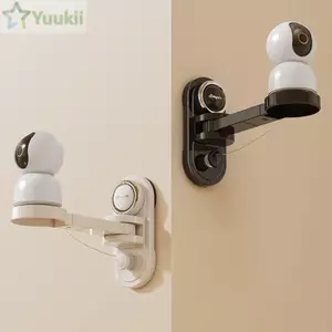 Giá đỡ máy ảnh YUUKII, Giá đỡ máy ảnh an ninh không đục lỗ, Giá treo tường máy ảnh có thể điều chỉnh treo tường ổn định