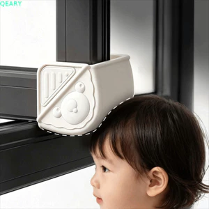 QEARY Silicone Bảo Vệ Cửa Sổ, Silicon Mềm Bọc Toàn Bộ Bảo Vệ Góc Cửa Sổ, Chất Liệu Linh Hoạt Thiết Kế Đệm Góc Phải Bao Phụ Kiện An Toàn Cửa Sổ Hợp Kim Nhôm