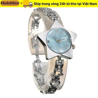 Đồng hồ nữ MODOMINO, Đồng hồ đeo tay nữ hợp kim phong cách sáng tạo, Đồng hồ đeo tay ngôi sao thanh lịch có thể điều chỉnh sang trọng Phụ kiện thời trang