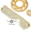Bộ nhông sên đĩa mạ vàng NSD xích sên TLT thái lan exciter 135 - ex135 gp 2011-2014 (Gold 428H 14-39-116L)