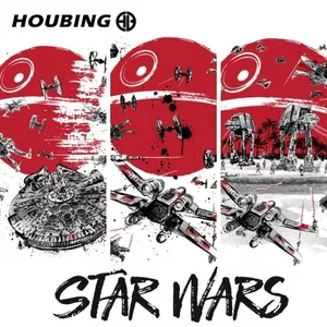 Chiến Tranh Giữa Các Vì Sao Quần Áo starwars Thần Lực Đánh Thức Thiên Niên Kỷ Falcon Áo Thun Nữ Tay Ngắn Nam Mùa Hè Hợp Thời Trang Rời Nửa Tay