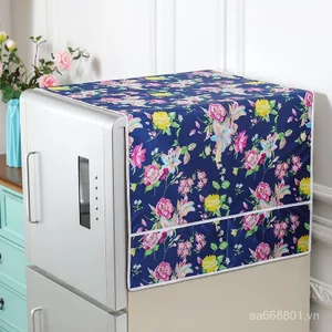 Sản phẩm mới Khăn che tủ lạnh Cửa đơn Cửa đối diện Tủ lạnh Vỏ vi sóng Chống bụi Chống dầu S2VW