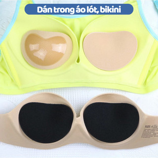 Miếng Độn Tim Nâng Ngực  Đệm 2cm Dán Áo Siêu Chắc Nâng Đẩy Sử Dụng Nhiều Lần BRA13