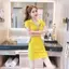 Quần áo nữ nhỏ mùa hè 2026 Phong cách mới Thời trang màu trơn Dây kéo ngắn Top Slim-fit Váy hông