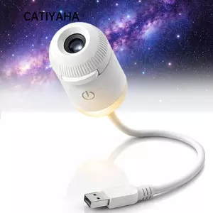 Máy chiếu CATIYAHA Galaxy Star, Máy chiếu bầu trời đầy sao có thể điều chỉnh độ sáng chạy bằng USB, 360 di động° Xoay Điều Khiển Cảm Ứng Ngôi Sao Máy Chiếu Đèn Ngủ Trang Trí Phòng Ngủ