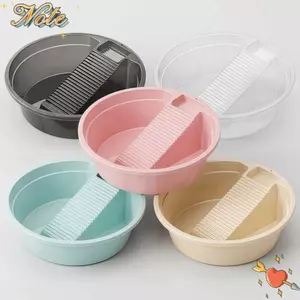 NOTE1 Chậu Giặt, Chậu Giặt Đồ Lót Chống Trơn Trượt Dày, Thiết Thực 2IN1 Bồn Giặt Đa Năng Dung Tích Lớn Giặt Tay Quần Áo