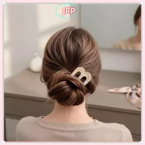 JRP Kẹp Tóc Uốn 3 Chấu Phong Cách Vintage Pháp, Phụ Kiện Tạo Kiểu Tóc Thời Trang Cho Nữ