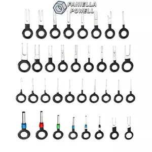 FANIELLAPOWELL 36 Chiếc Công Cụ Loại Bỏ Thiết Bị Đầu Cuối, Cắm Pin Extractor Crimp Connector Release Pin Extractor, Công Cụ Phát Hành Đầu Nối Dây Thép Không Gỉ Thiết Bị Ô Tô