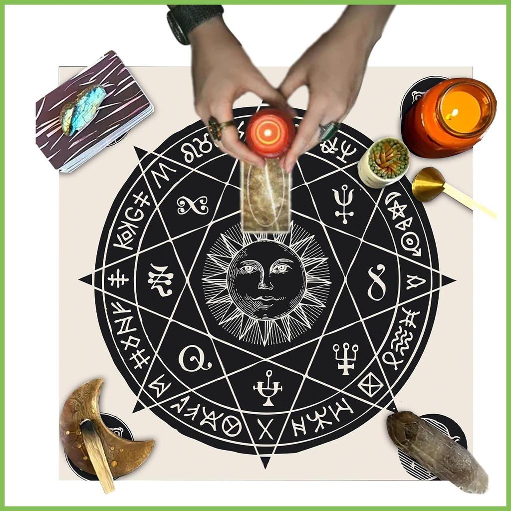 Thẻ Tarot Vải Đọc Thẻ Tarot Vải Cho Bói Toán Di Động Trang Trí Tarot Bói Toán Thẻ Bàn Vải gelhvn