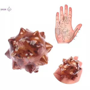 1 Cặp Bóng Massage Tay Bằng Nhựa Palm Châm Cứu Điểm Cọ Massage Người Cao Tuổi