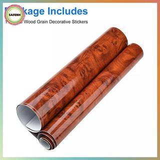 SAFENH Chống Thấm Nước Cao Bóng Xe Stier Hạt Gỗ Vinyl Decal, Phụ Kiện Nội Thất Ô Tô VN
