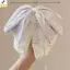 < YEI > Vuốt Tóc Nơ Lãng Mạn Vuốt Tóc Chấm Bi Ngọt Ngào Kẹp Tóc An Toàn Cầm Phụ Kiện Tóc Cho Thi Tóc Nữ Đảng Tập Hợp Mới