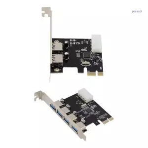 SUIT 2 4 Cổng PCIE USB3 0 Thẻ Nối Dài Cho Máy Tính Để Bàn Hỗ Trợ Đồng Bộ Dữ Liệu Tốc Độ Nhanh