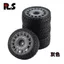 🔥đồ nâng cấp xe rc lốp xe rc crawler phụ kiện xe rc HPI Jingshang Tamiya 1: 10WRC Điều Khiển Từ Xa Vô Địch Carnival Rally Hub Flat Chạy Lốp xv01tt02W58