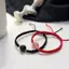 PNPIA- Mới Obsidian Luy Hạt Dâu Pha Lê Vòng Tay Nữ Dệt Cặp Đôi Vòng Tay Quà Tặng