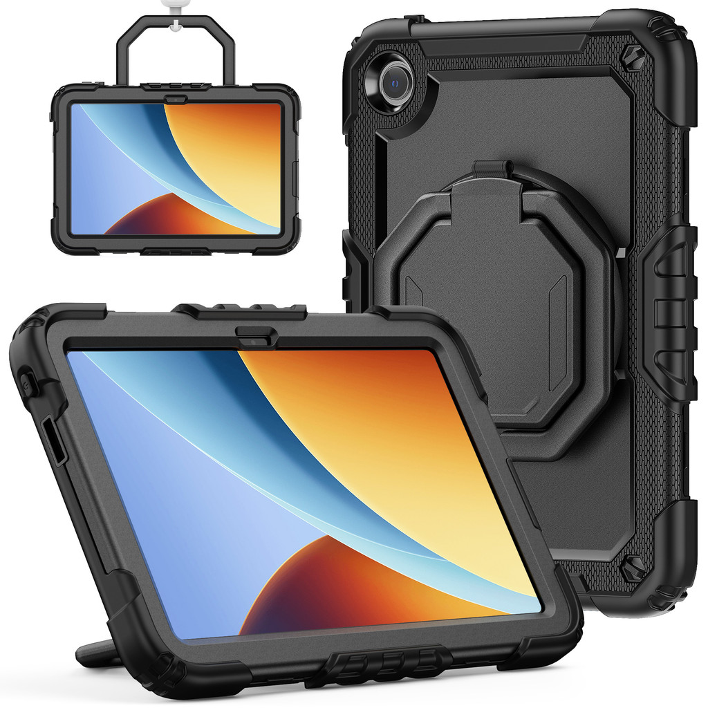 Ốp Lưng Cho Xiaomi Poco Pad C1 9.7 Inch 2026 Cho Redmi Pad 2 9.7 "4G Wifi 9.7" 2026 360° Dây đeo bảo vệ xoay Vỏ máy tính bảng Vỏ bọc chân đế chống sốc