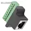 Belleshopp ZJchao 8 Pin Nữ Chuyển đổi Ethernet RJ45 sang Đầu vít Đầu nối Bộ chuyển đổi DVR kỹ thuật số CCTV Thích hợp cho Giao diện Mạng Tính năng: và