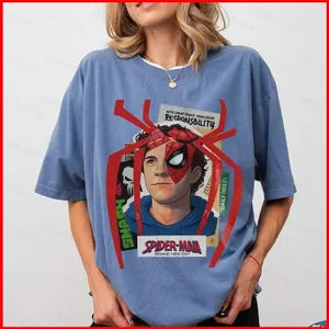 BH2 Người Nhện Thương Hiệu Ngày Mới Áo Thun Thoải Mái Mềm Mại Tee Peter Parker Tay Ngắn HB2