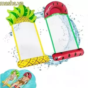 Võng nước, Thảm nổi bơm hơi cỡ đơn nhẹ, Chất liệu PVC Đệm khí có thể gập lại Sofa nước bơm hơi cho bữa tiệc bể bơi