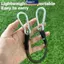 MAKY 30 / 60 / 90 / 120cm Carabiner Dây thun Cắm trại ngoài trời Dây đeo hành lý Dây quần áo Căng bền Thiết bị cắm trại đa chức năng VN