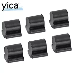 YICA 12 Miếng Lót Cao Su Piston Sừng, Miếng Lót Cao Su Van Xoay 3.5 Mm Silicon, Miếng Lót Van Chống Ồn Đen Chống Ồn Cho Trumpet