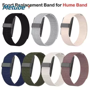 Dây đeo theo dõi sức khỏe METUBE, Dây đeo thể thao Nylon mềm, Thiết kế vòng lặp có thể điều chỉnh Dây đeo cổ tay thay thế 20mm cho nam nữ